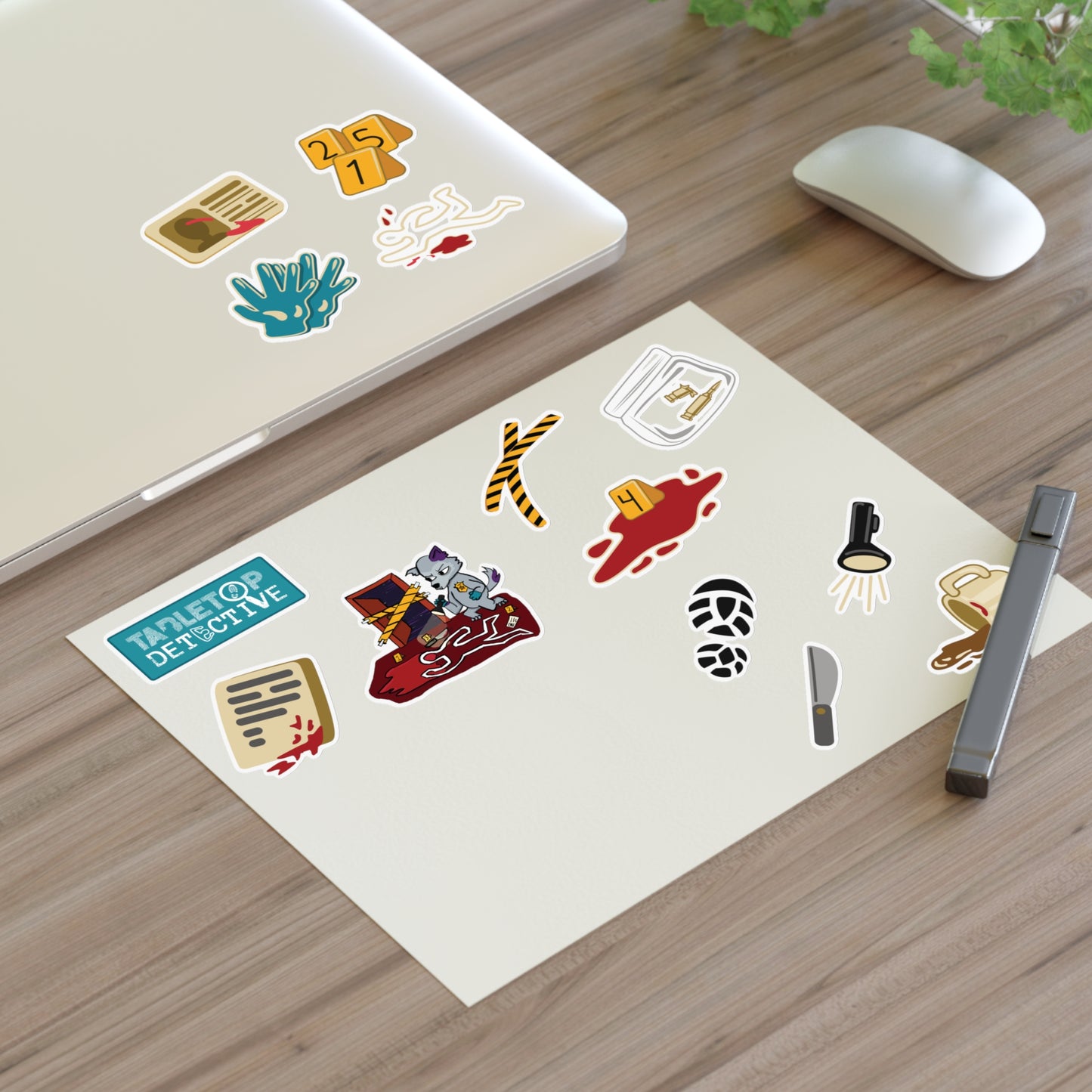 Crime-scene cataloger Stickers