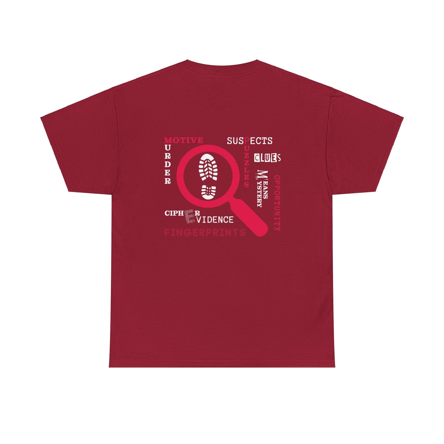 "I solve mysteries" Tabletop Detective t-shirt