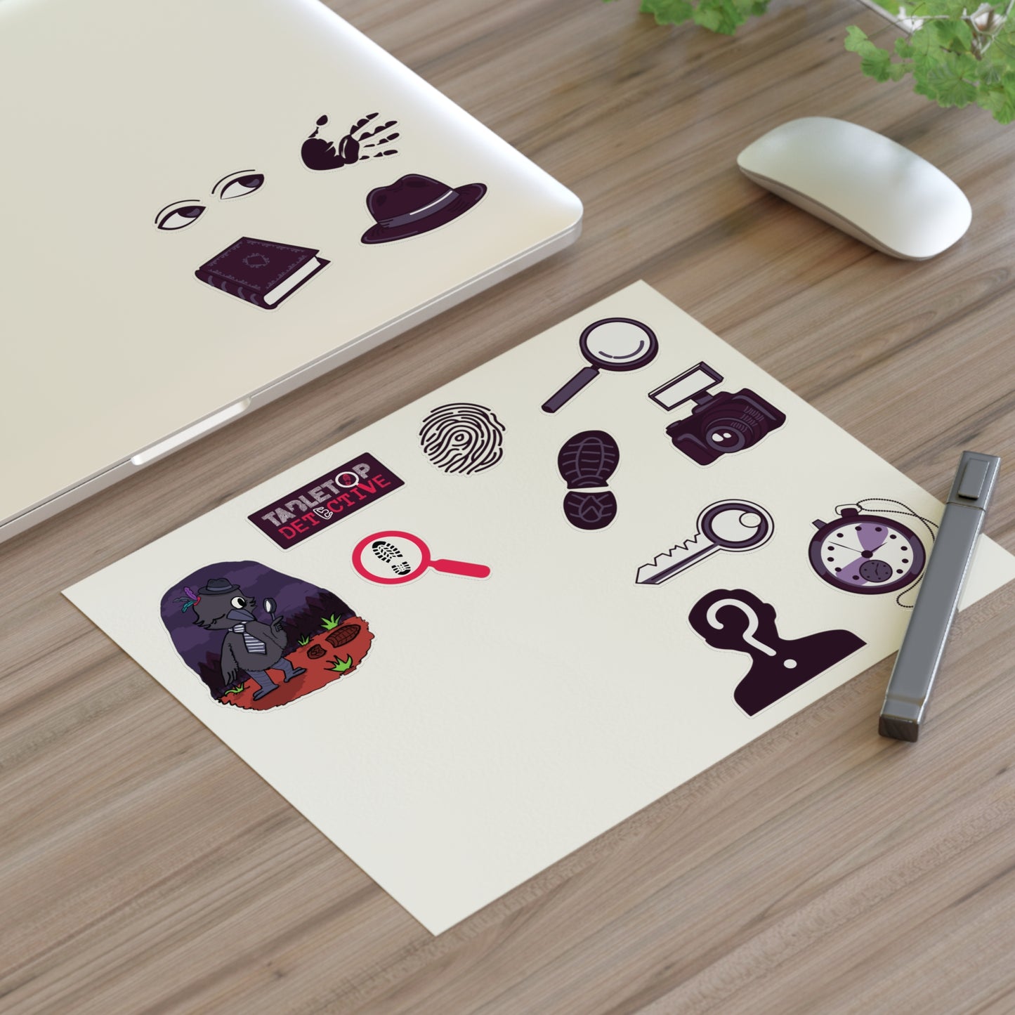 Gumshoe go-getter Stickers