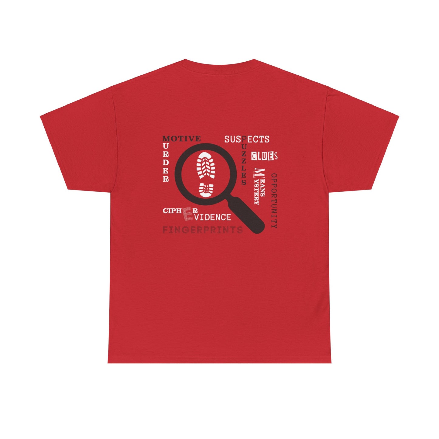 "I solve mysteries" Tabletop Detective t-shirt