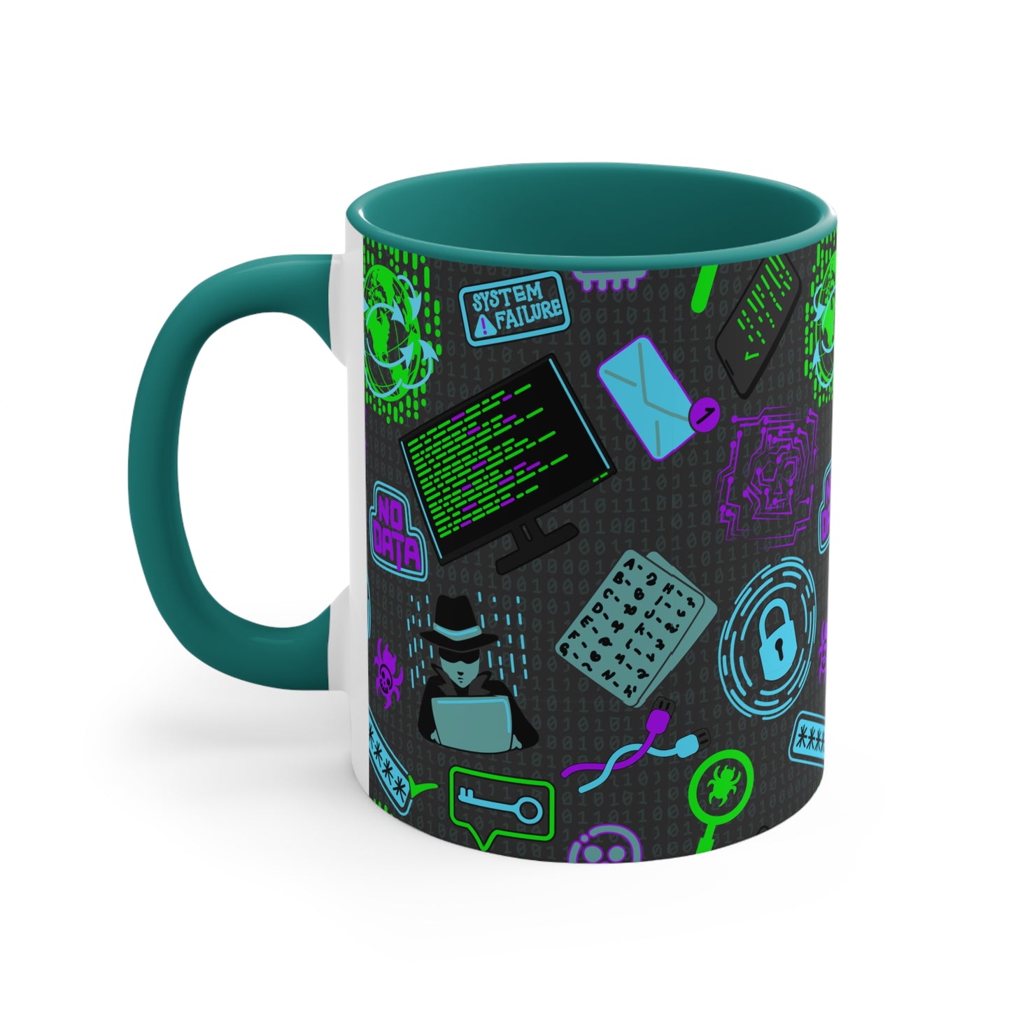 Mystery solver colorful mug