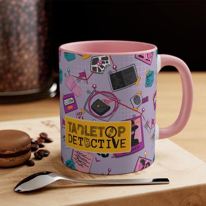 Mystery solver colorful mug