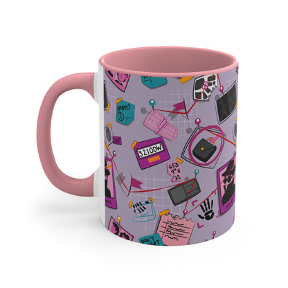 Mystery solver colorful mug