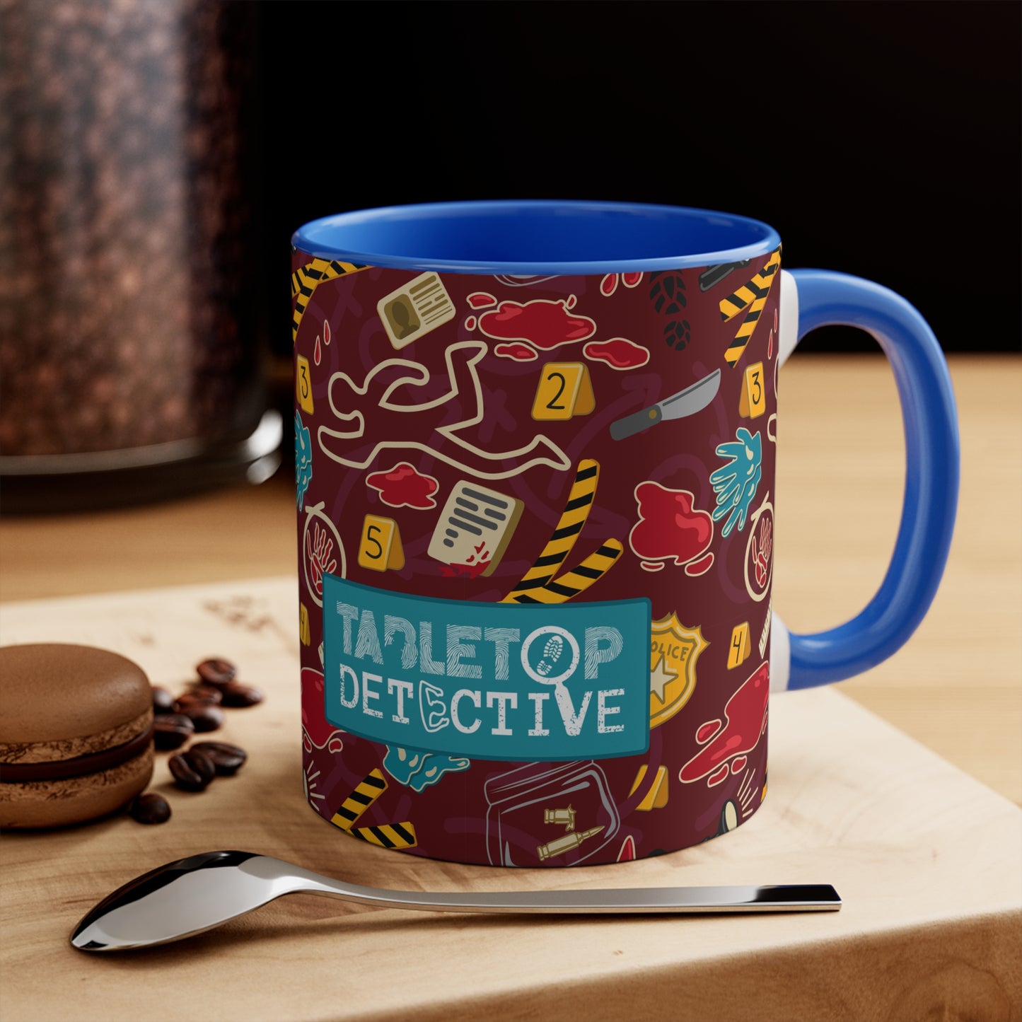 Mystery solver colorful mug