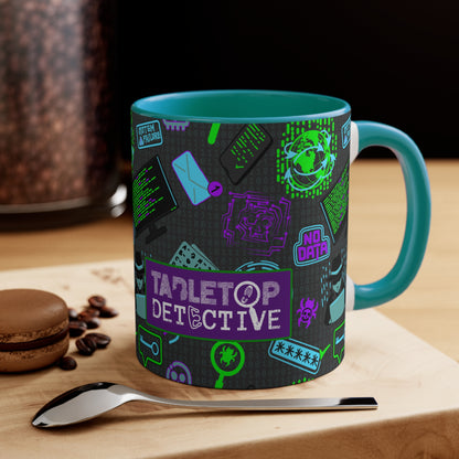 Mystery solver colorful mug